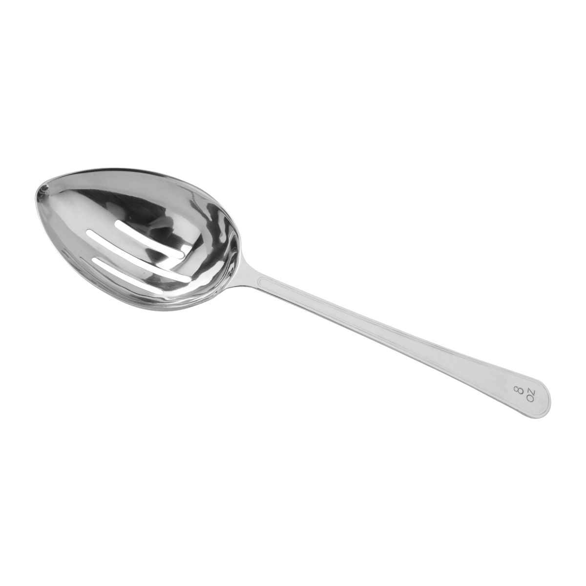 Picture of Winco BSRIM-27 13.625 in. Portion Control Spoon - 8 oz., Slotted - Each 12
