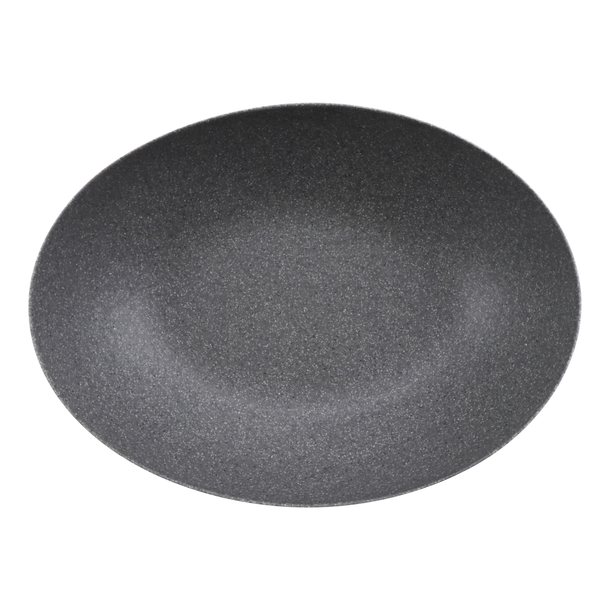 Picture of Winco ERG200 128.5 oz Emerge Stone Grey & Black Melamine Buffet Bowl, 13.7 x 10.6 x 3.94 in. - G.E.T, Cheforward - Each 12