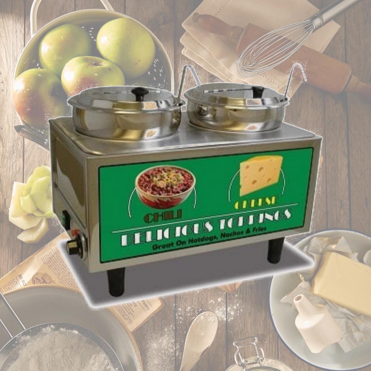 Picture of Benchmark USA 51074A Chili & Cheese Warmer 2 Pumps - 2 boxes