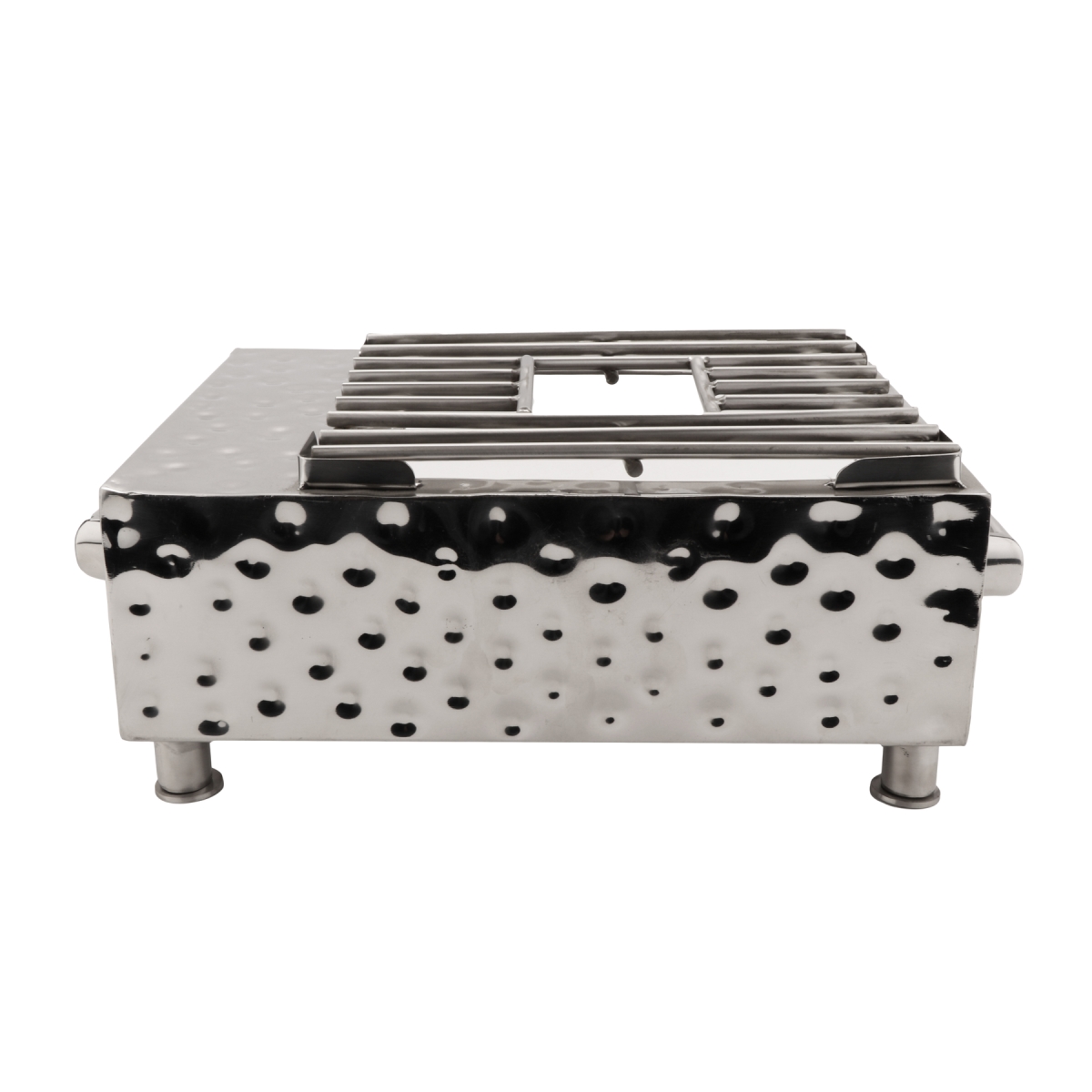 Picture of Winco SSCVR-01 Pounded Stainless Steel Single Burner Cover, 14.75 x 11.25 x 4.5 in.
