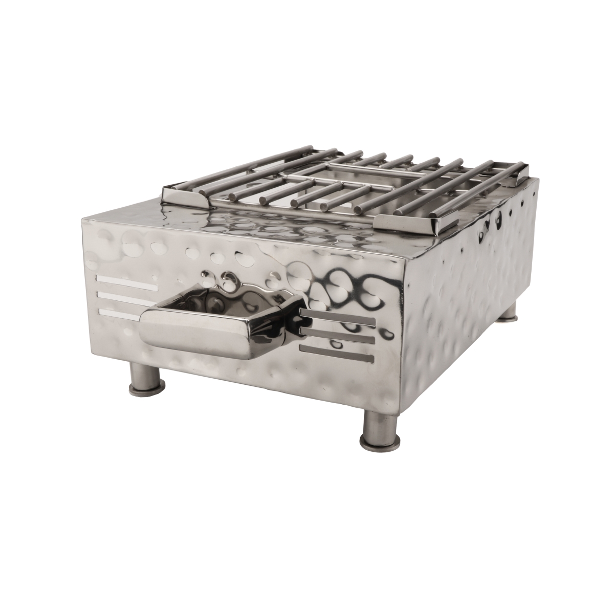 Picture of Winco SSCVR-01 Pounded Stainless Steel Single Burner Cover, 14.75 x 11.25 x 4.5 in.
