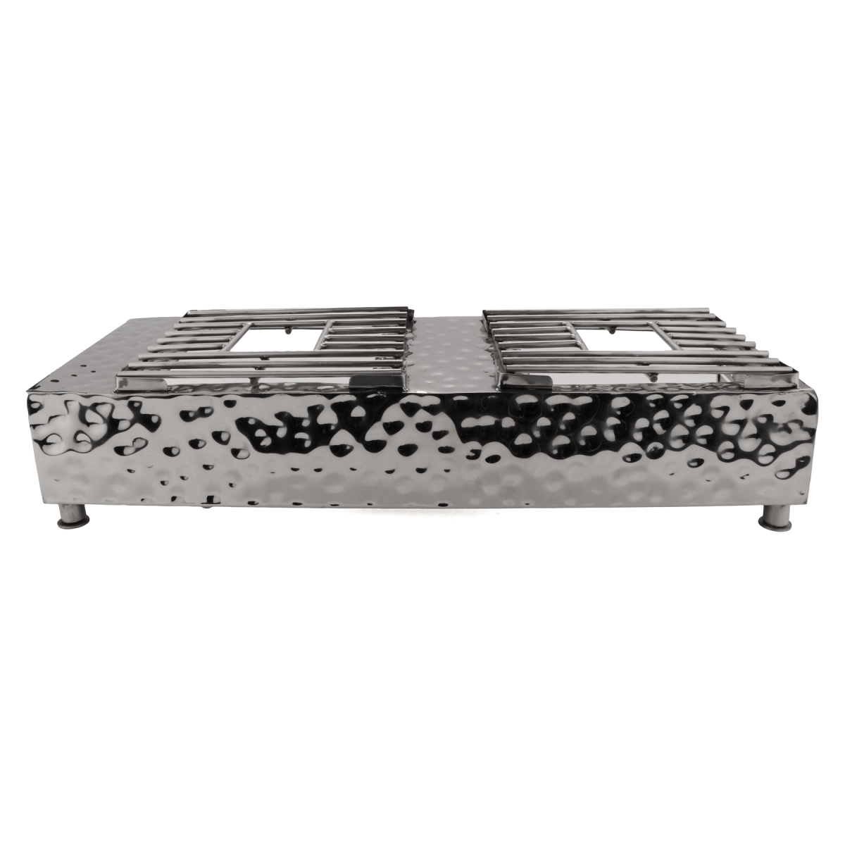 Picture of Winco SSCVR-02 Pounded Stainless Steel Double Burner Cover