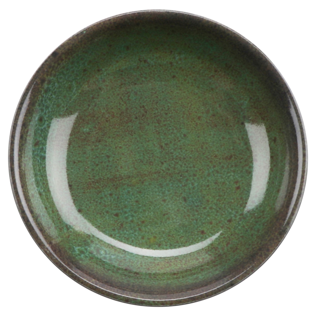 Picture of Winco AM101 2.29 oz Amaze Tree Moss Green & Chocolate Round Melamine Reactive Glaze Ramekin, 4 x 4 x 0.5 in. - G.E.T, Cheforward - Each 144