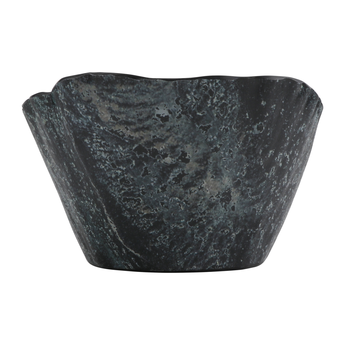 Picture of Winco END204 40 oz Endure Weathered Pewter Trunk Melamine Bowl - Small - 7.25 x 7.25 x 3.75 in. - G.E.T, Cheforward - Each 12