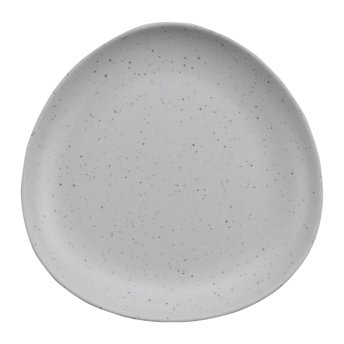 Picture of Winco RIV322 7.83 in. Revive Stone Natural & Black Triangle Melamine Plate - Medium - 7.83 x 7.83 x 0.5 in. - G.E.T, Cheforward - Each 24