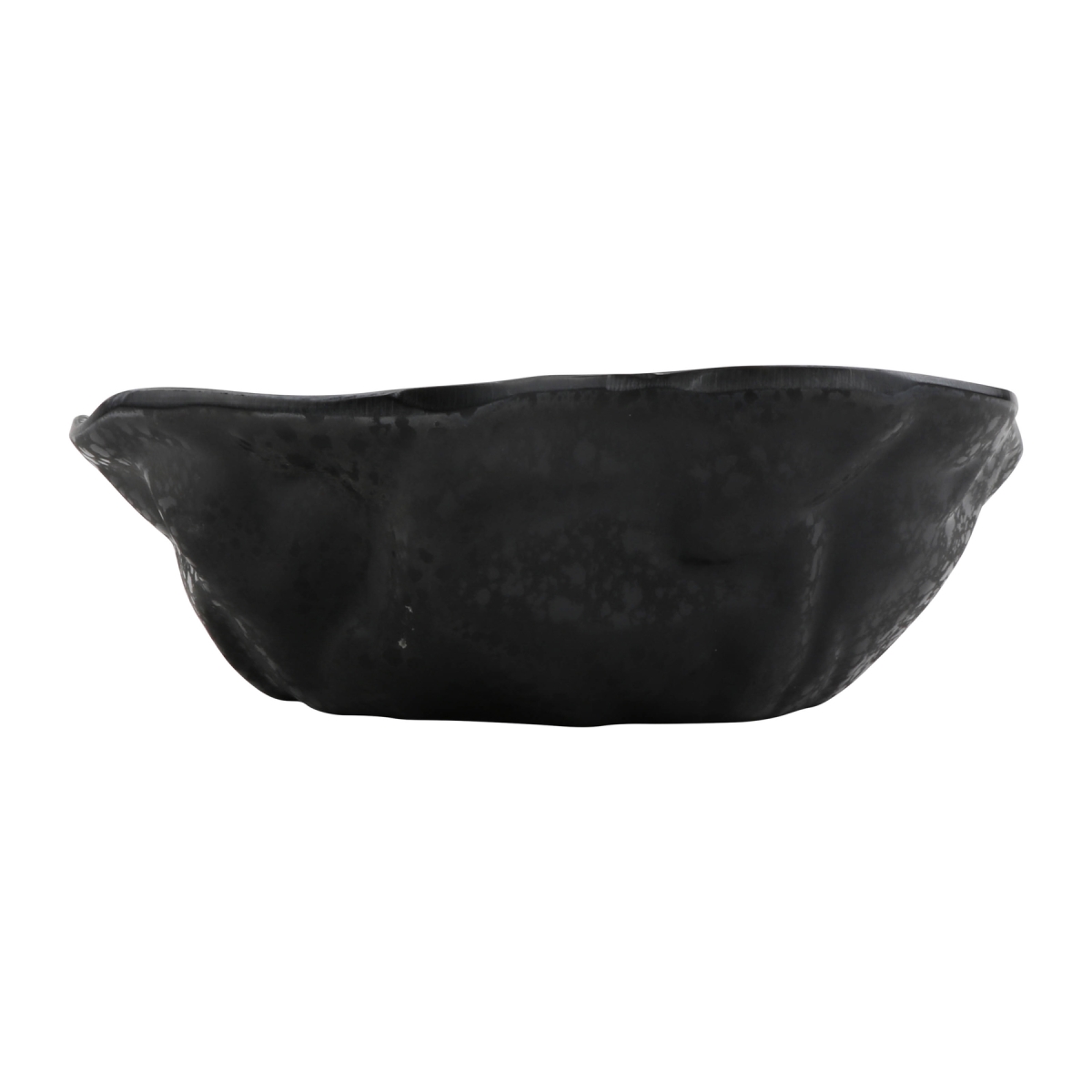 Picture of Winco RNX204 23.67 oz Rainex Showered Black Medium Melamine Bowl, 7.5 x 7.5 x 1.5 in. - G.E.T, Cheforward - Each 12