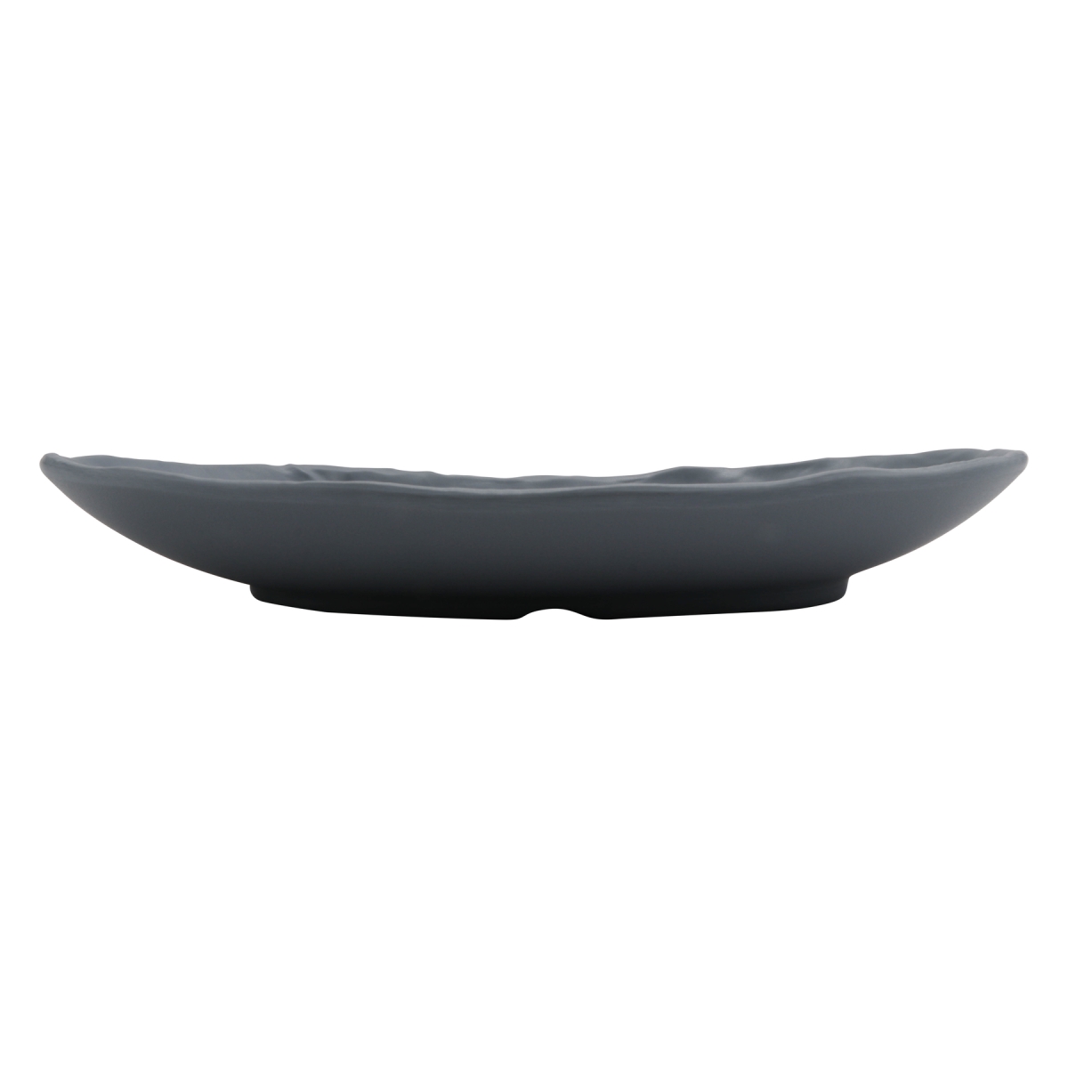Picture of Winco 15005083005 10.25 in. Endure Weathered Onyx Oval Melamine Plate - Medium - 10.25 x 6.1 x 1.6 in. - G.E.T, Cheforward - Each 24