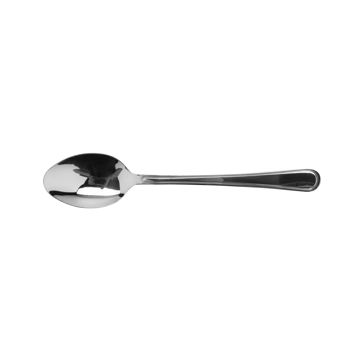 Picture of Winco BSRIM-02 12 in. Stainless Steel Slotted Spoon with Mirror Finish - Each 12