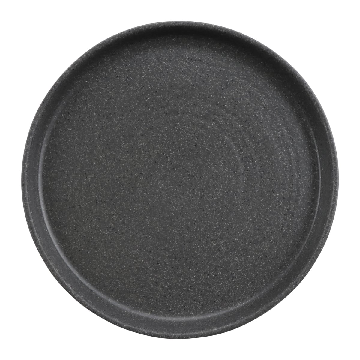 Picture of Winco INF216 12 in. Infuse Stone Grey & Black Melamine Plate with Edge Rim - Large - 12 x 12 x 1.6 in. - G.E.T, Cheforward - Each 8