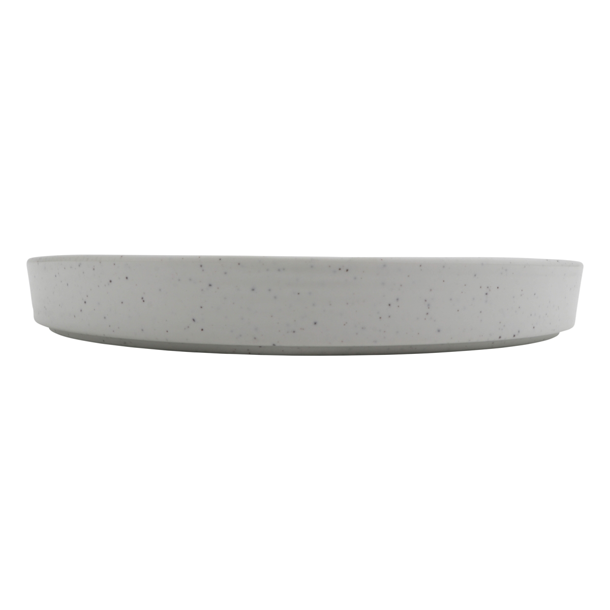 Picture of Winco INF116 12 in. Infuse Stone Natural Black Melamine Plate with Edge Rim - Large - 12 x 12 x 1.6 in. - G.E.T, Cheforward - Each 8