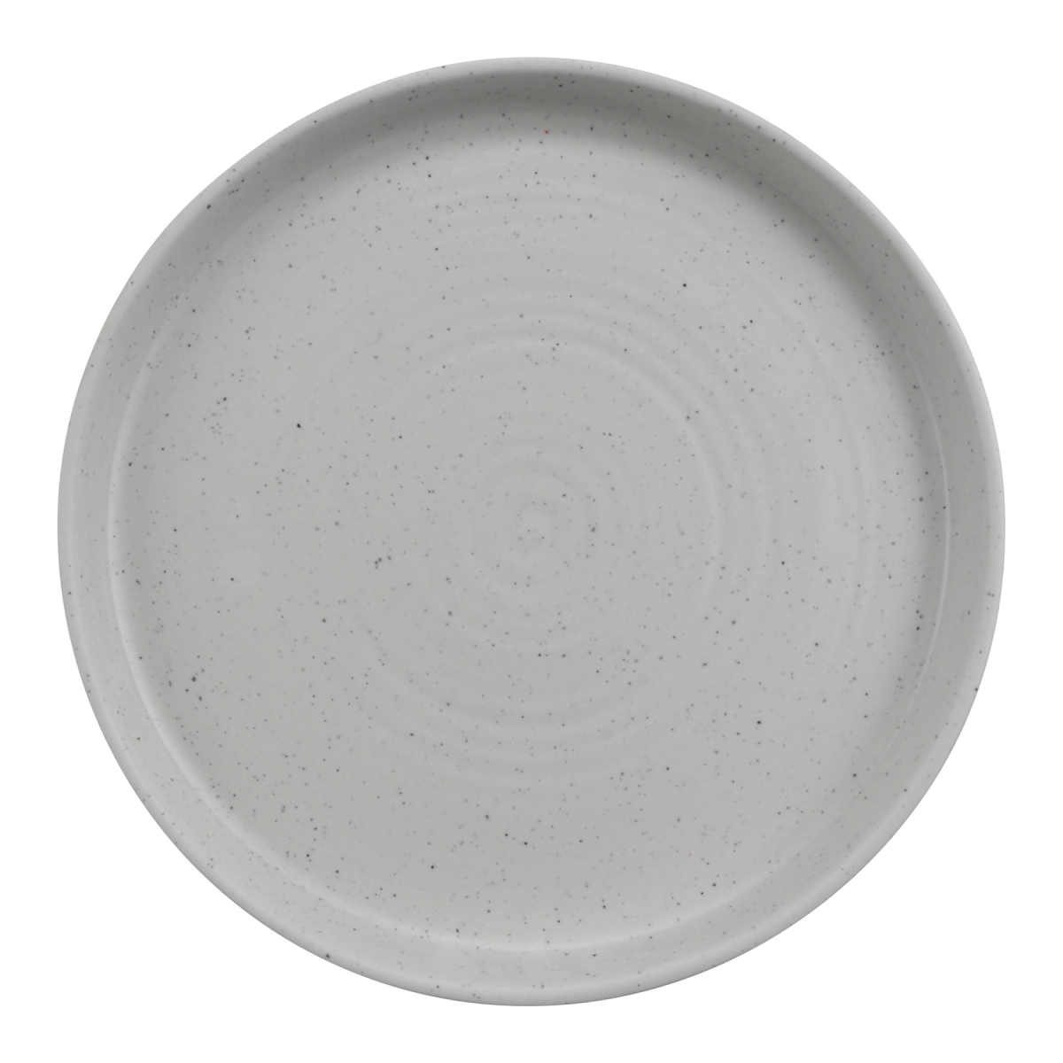 Picture of Winco INF116 12 in. Infuse Stone Natural Black Melamine Plate with Edge Rim - Large - 12 x 12 x 1.6 in. - G.E.T, Cheforward - Each 8