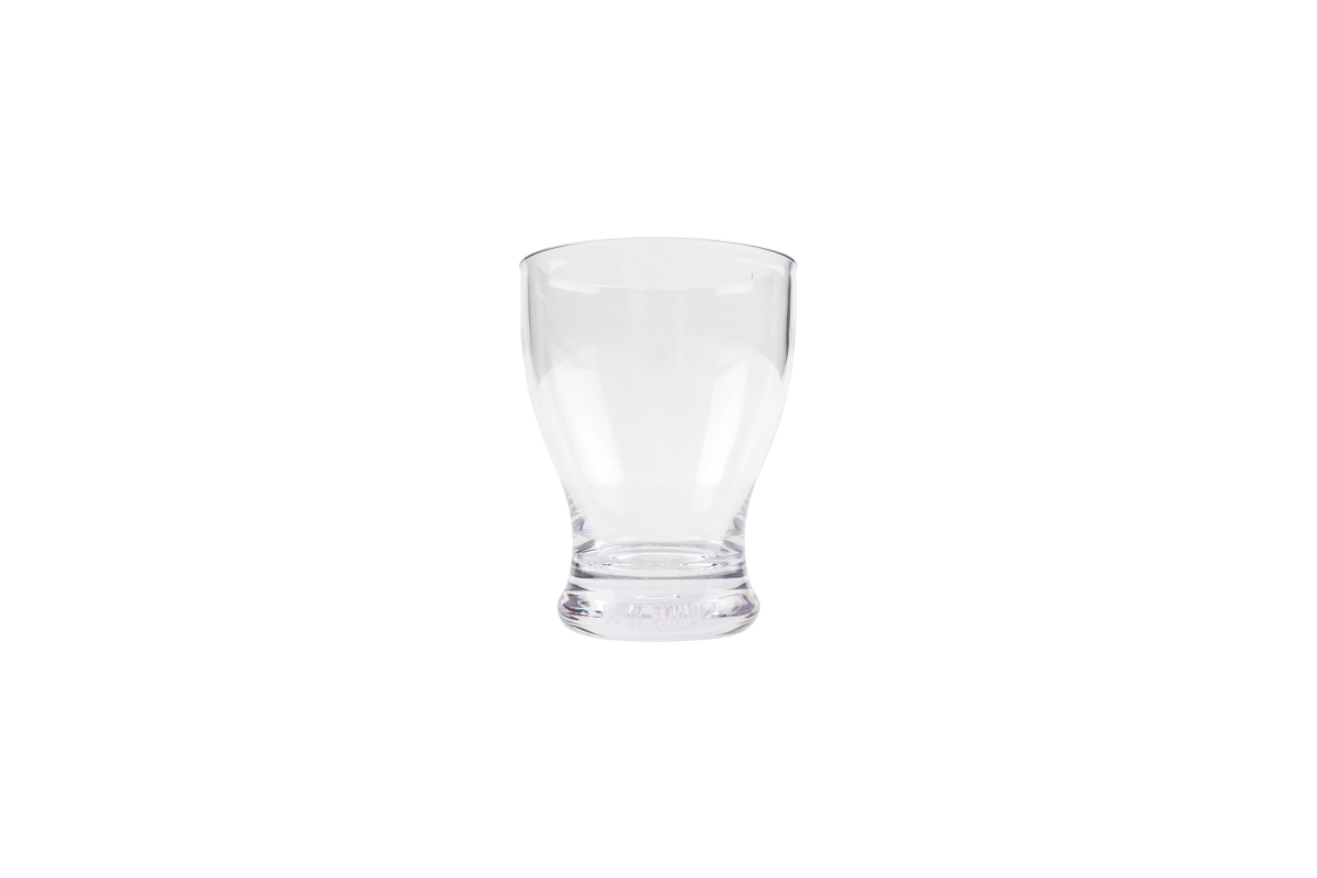 Picture of Winco BB-07-CL 7 oz Flared Clear San Plastic Glass, 3 x 3 x 3.78 in. - G.E.T. - 2 Dozen