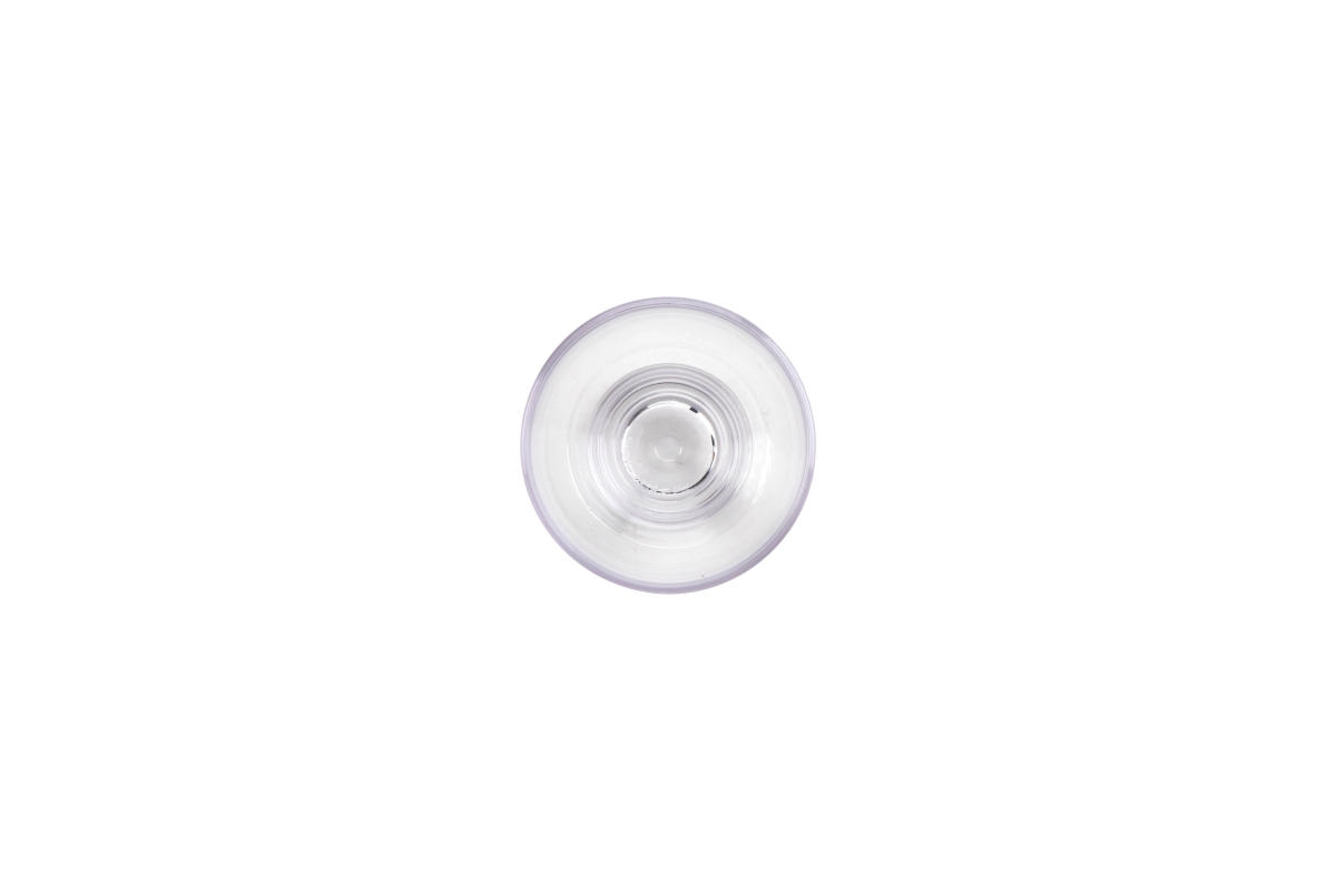 Picture of Winco BB-07-CL 7 oz Flared Clear San Plastic Glass, 3 x 3 x 3.78 in. - G.E.T. - 2 Dozen