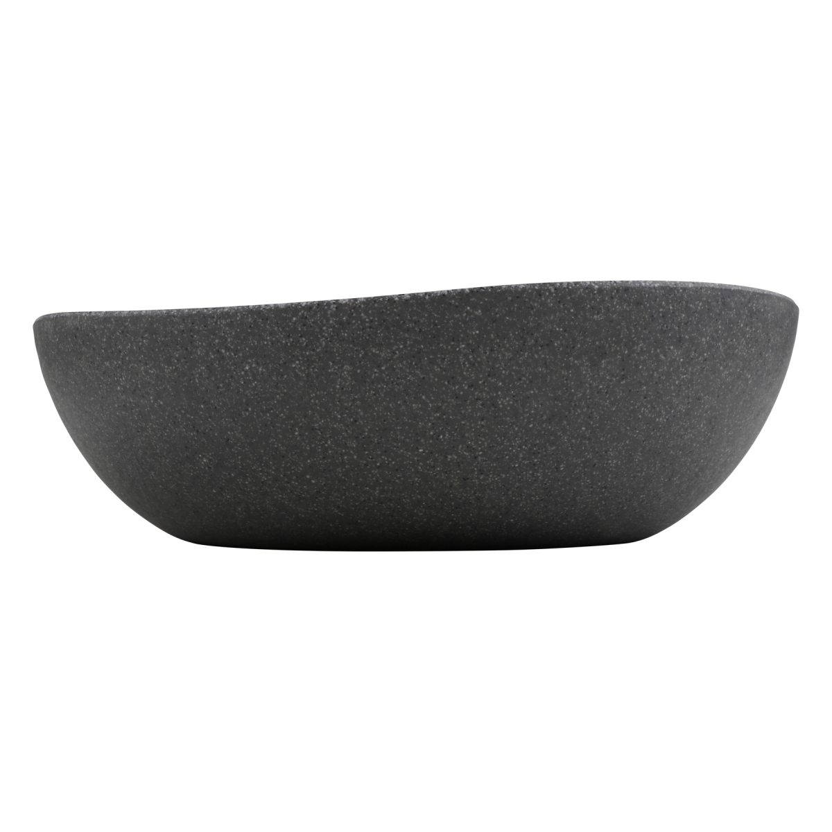Picture of Winco ERG201 314.5 oz Emerge Stone Grey & Black Melamine Buffet Bowl, 17.7 x 13.6 x 5.12 in. - G.E.T, Cheforward - Each 6