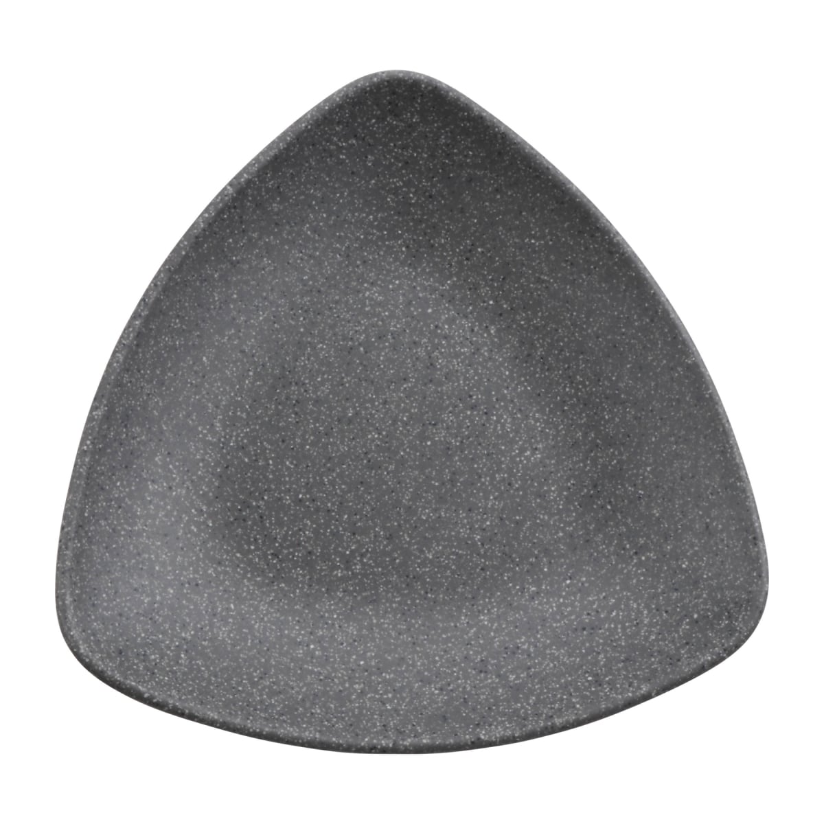 Picture of Winco INF203 8.2 in. Infuse Stone Grey Triangle Melamine Plate, 8.2 x 8.2 x 1.25 in. - G.E.T, Cheforward - Each 30