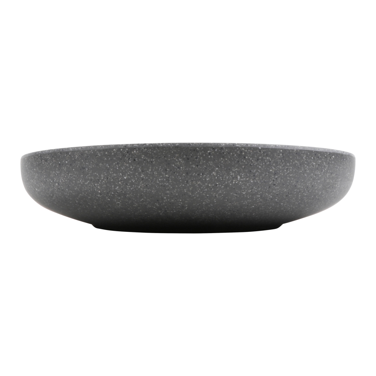 Picture of Winco INF211 67.65 oz Infuse Stone Grey Round Melamine Bowl - Large - 10.83 x 10.83 x 2.25 in. - G.E.T, Cheforward - Each 10