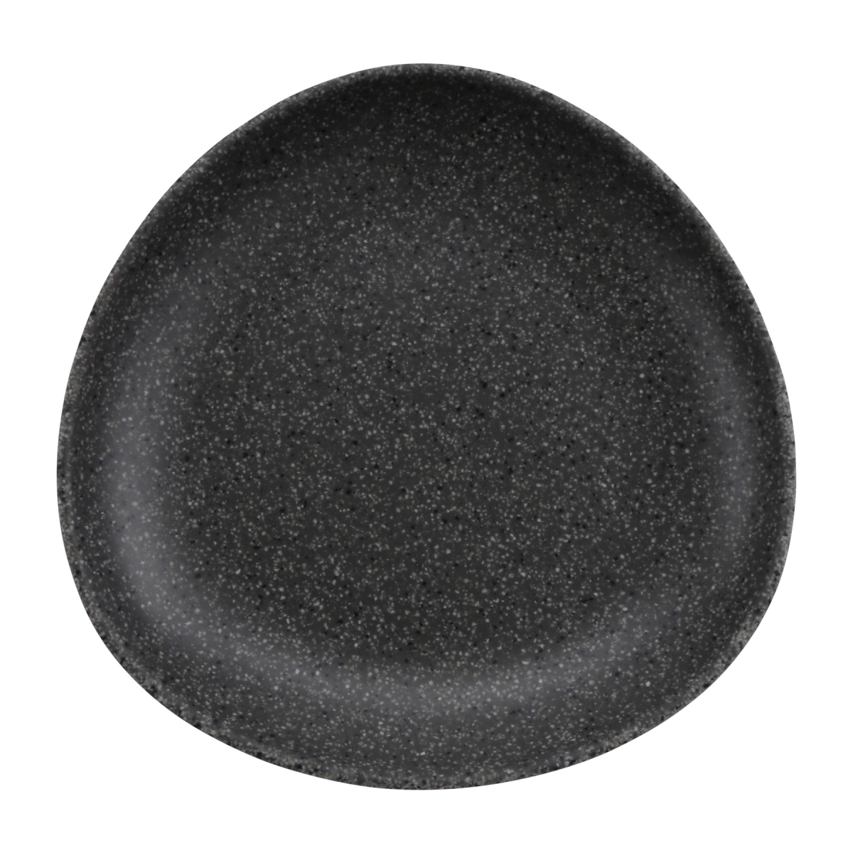 Picture of Winco RIV221 6.15 in. Revive Stone Grey & Black Triangle Melamine Plate - Small - 6.15 x 6.15 x 0.5 in. - G.E.T, Cheforward - Each 48