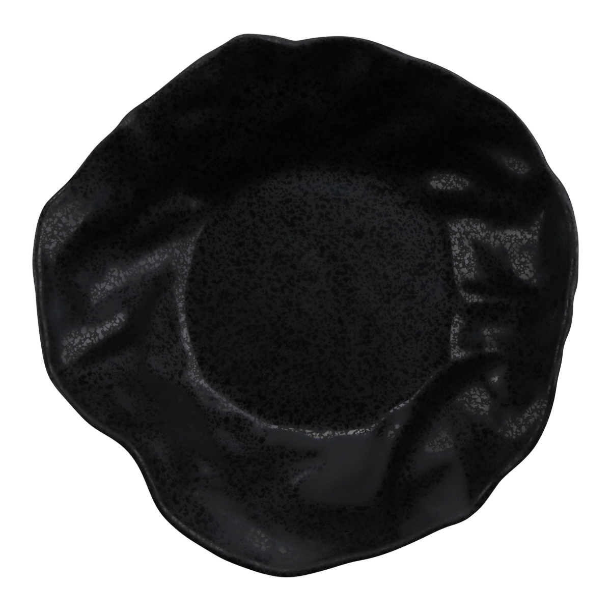 Picture of Winco RNX208 143.75 oz Rainex Showered Black Buffet Melamine Bowl - Extra Large - 14 x 14 x 2.25 in. - G.E.T, Cheforward - Each 6