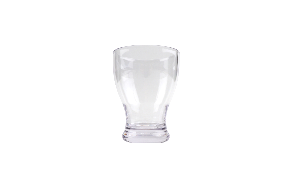 Picture of Winco BB-10-CL 10 oz Flared Clear San Plastic Glass, 3.25 x 3.25 x 4.32 in. - G.E.T. - 2 Dozen