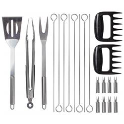Bnf Mobq21 Mossberg Stainless Steel Bbq Set - 21 Piece