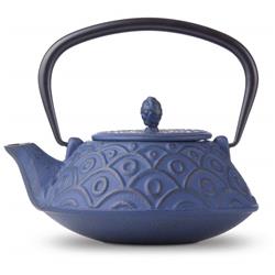 Bnf Ktcitpblu Chef Secret Cast Iron Tea Pot, Blue