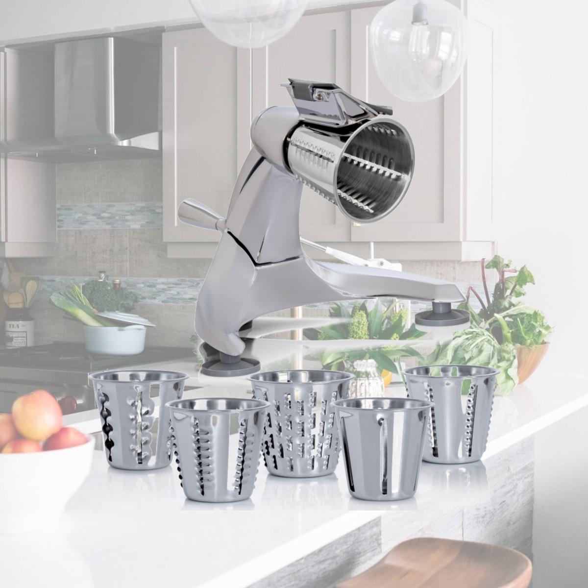 Picture of Maxam KTVC8 Royal Giant Heavy Duty Vegetable Chopper & Dynamic Food Processor with Stainless Steel Shredders
