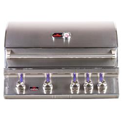 4bu 34 In. 4 Burner Grill On Cart With Rotisserie Kit & Cover