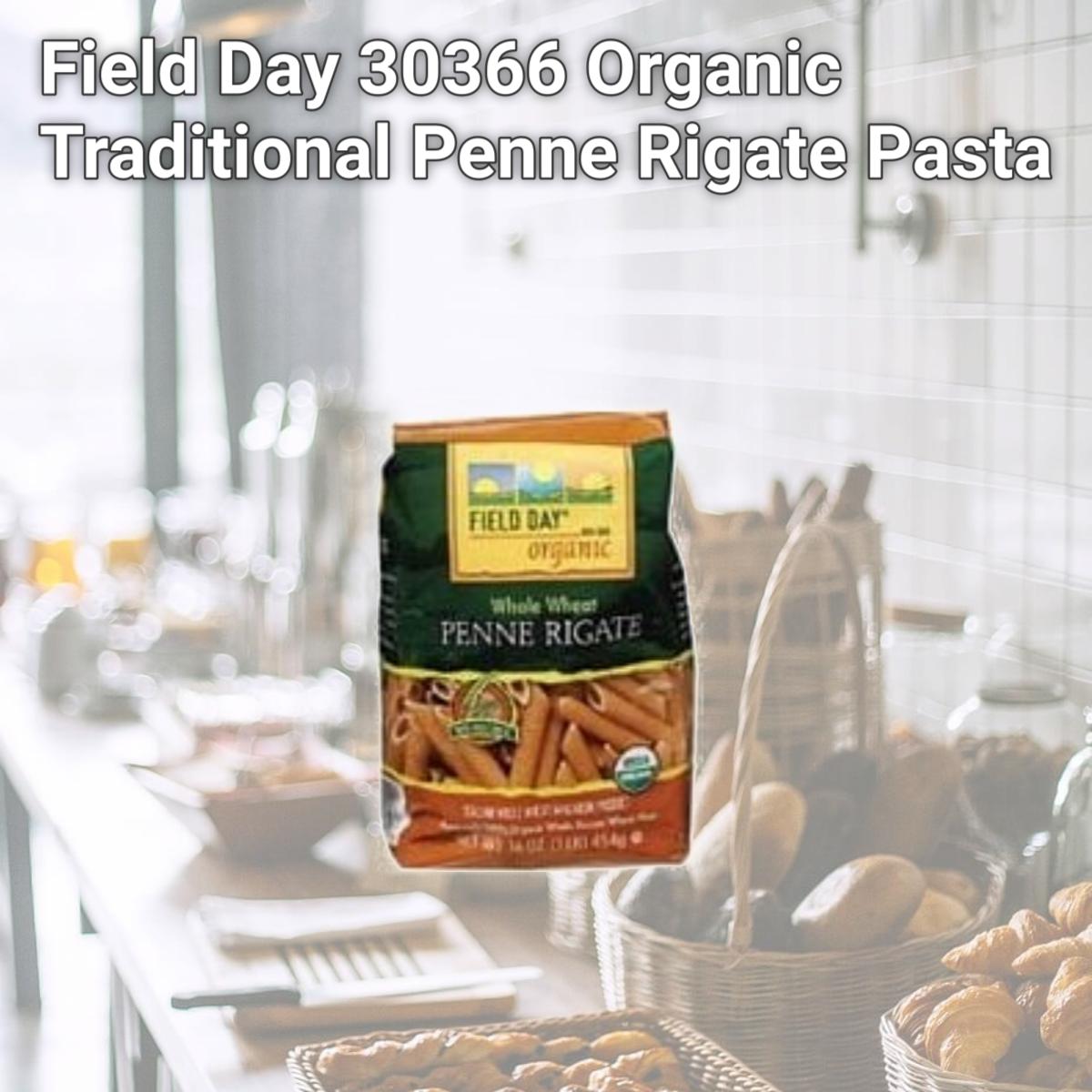 Picture of Field Day 30366 Organic Traditional Penne Rigate Pasta