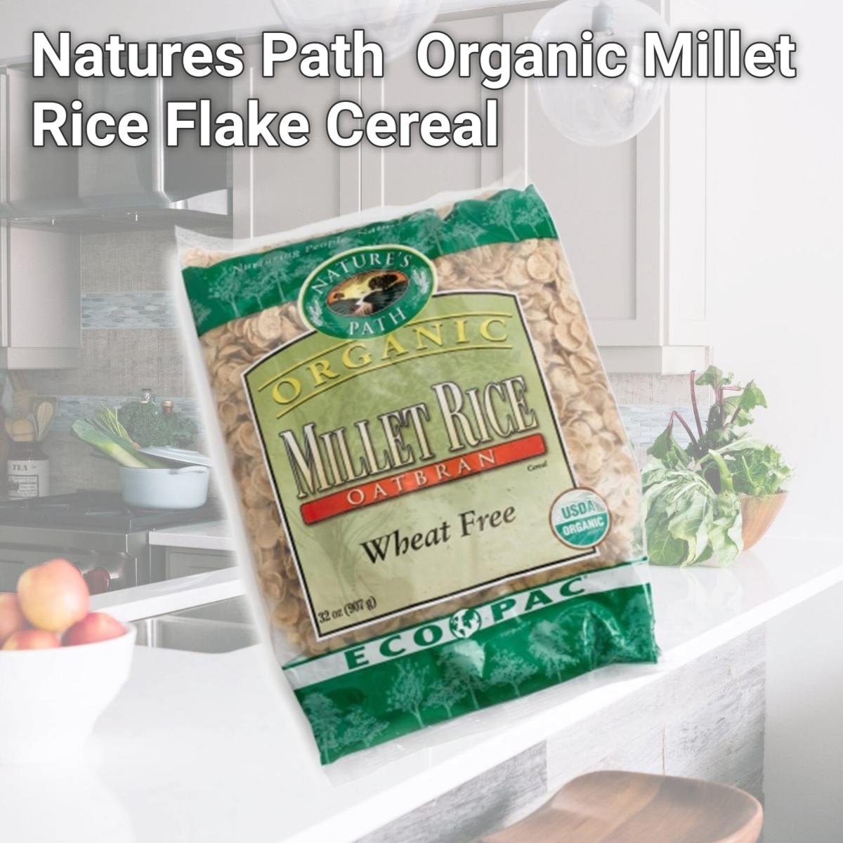 Picture of Natures Path 52177 Organic Millet Rice Flake Cereal