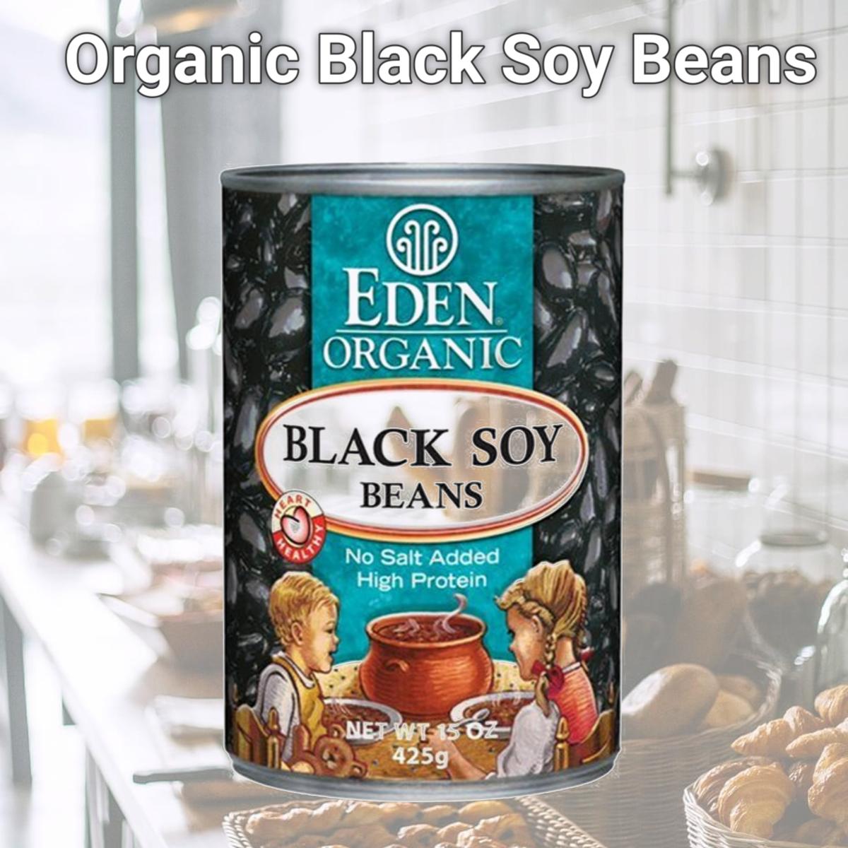 Picture of Eden Foods 19280 Organic Black Soy Beans