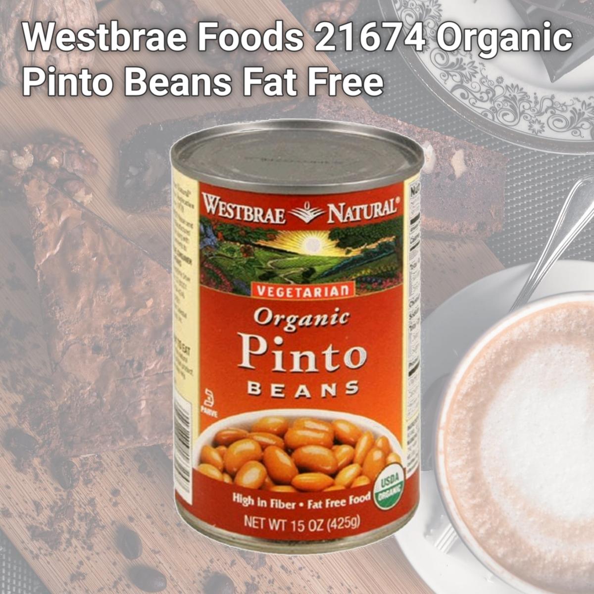 Picture of Westbrae Foods 21674 Organic Pinto Beans Fat Free
