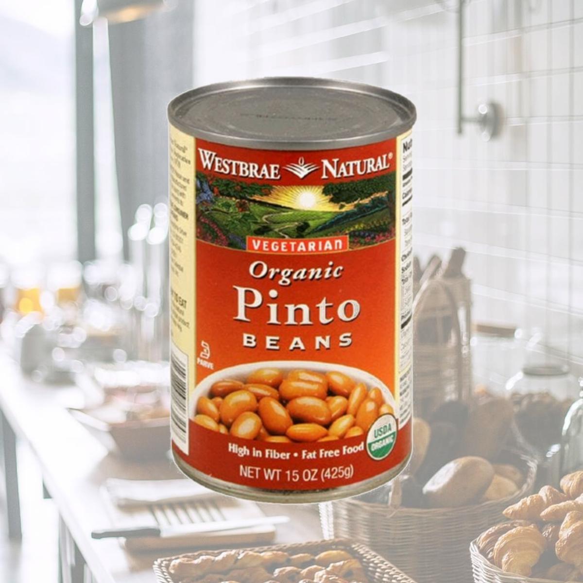 Picture of Westbrae Foods 21674 Organic Pinto Beans Fat Free