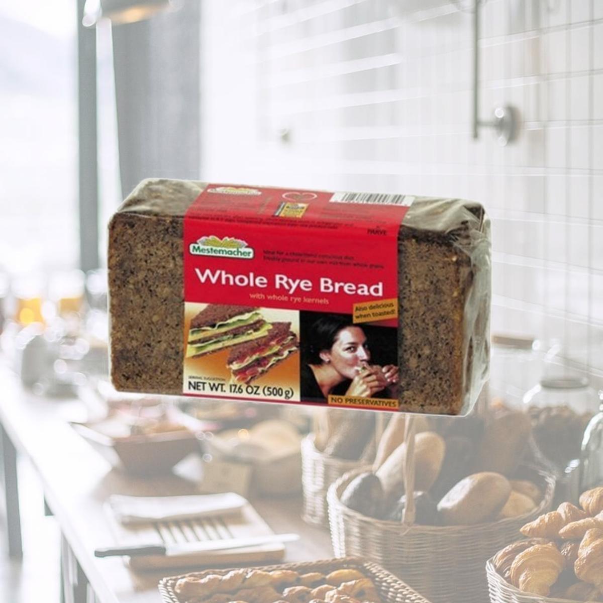Picture of Mestemacher Bread 48101 Whole Grain Rye Bread
