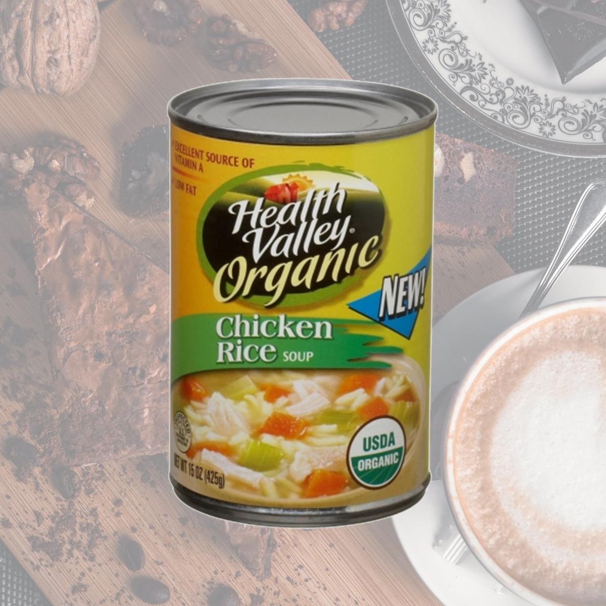 Picture of Heath Valley Natural Foods 34390 Organic Chicken Rice Soup