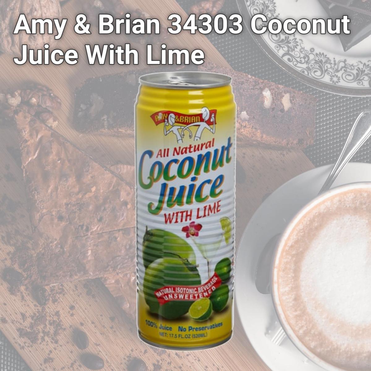 Picture of Amy & Brian 34303 Coconut Juice With Lime