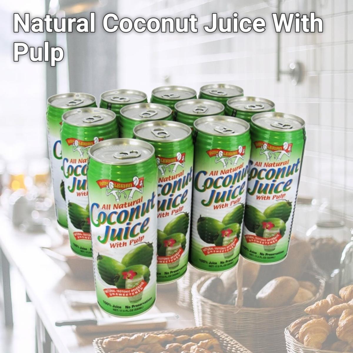 Picture of Amy & Brian 34301 Natural Coconut Juice With Pulp