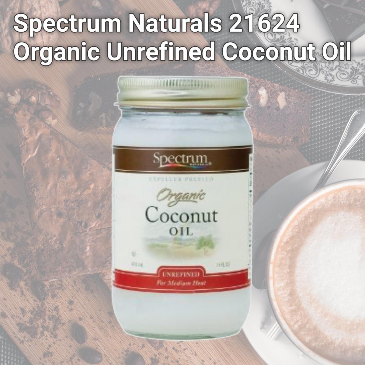 Picture of Spectrum Naturals 21624 Organic Unrefined Coconut Oil