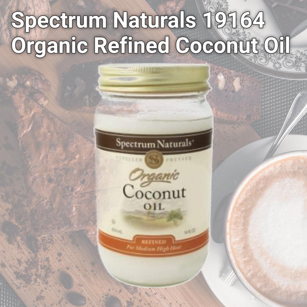 Picture of Spectrum Naturals 19164 Organic Refined Coconut Oil