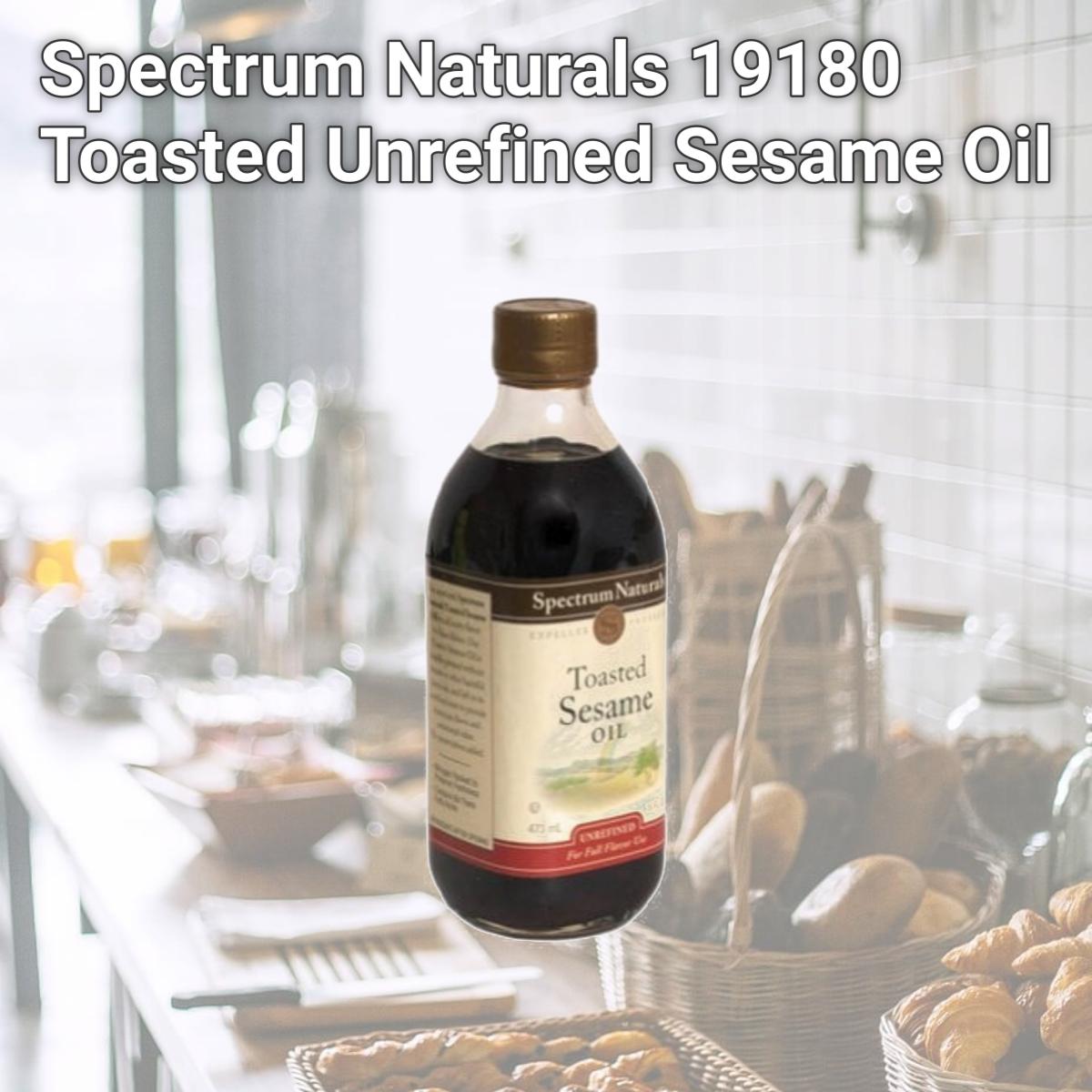 Picture of Spectrum Naturals 19180 Toasted Unrefined Sesame Oil