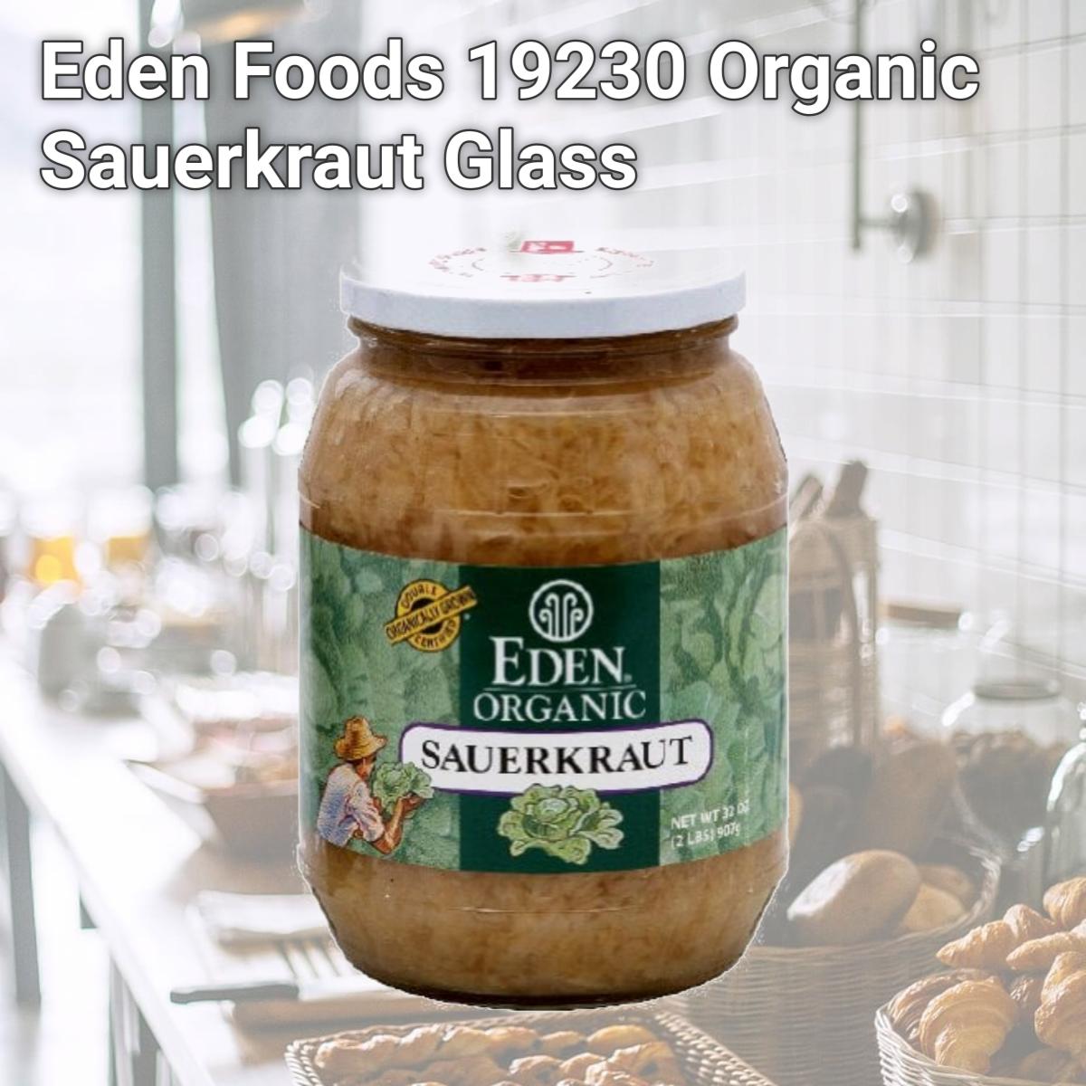 Picture of Eden Foods 19230 Organic Sauerkraut Glass