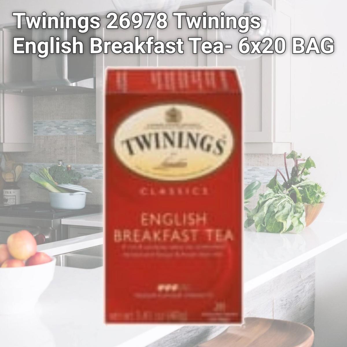 Picture of Twinings 26978 Twinings English Breakfast Tea- 6x20 BAG