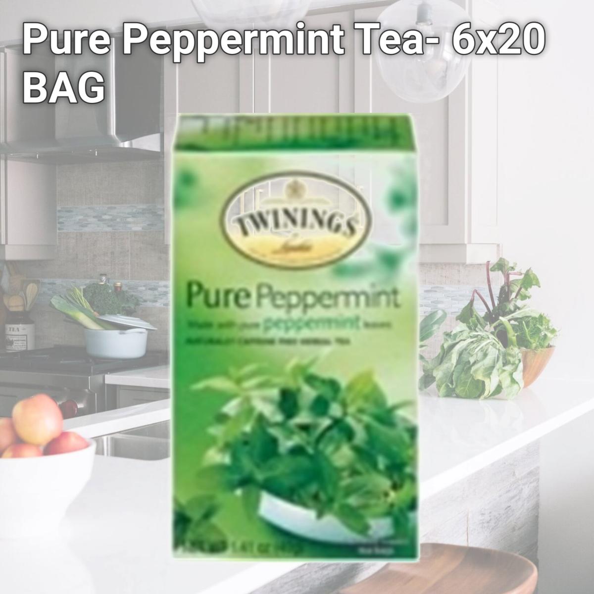 Picture of Twinings 26992 Twinings Pure Peppermint Tea- 6x20 BAG