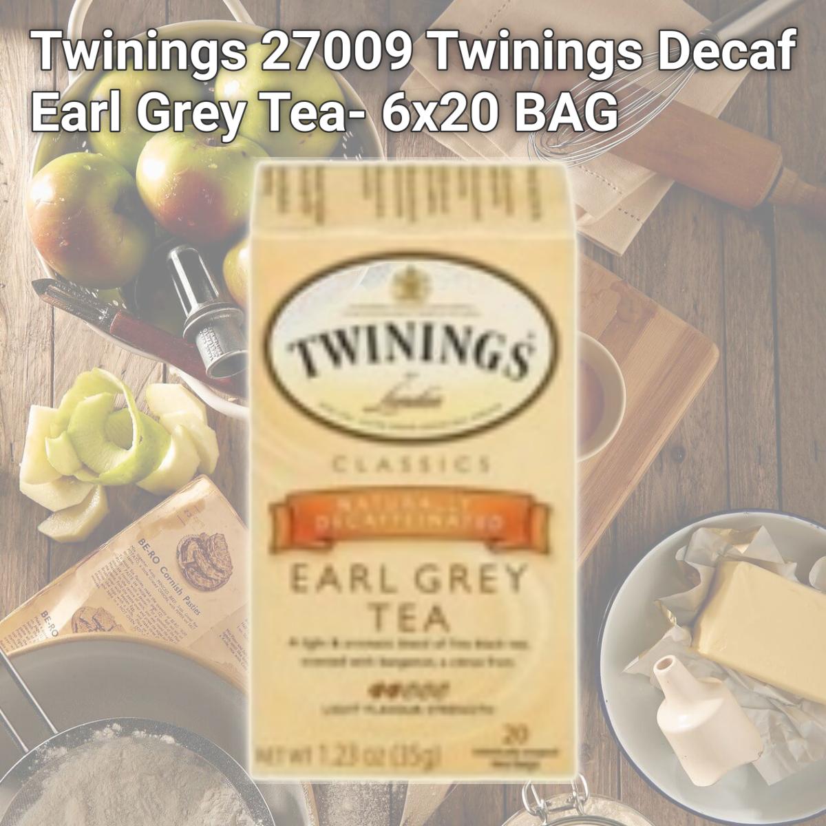 Picture of Twinings 27009 Twinings Decaf Earl Grey Tea- 6x20 BAG