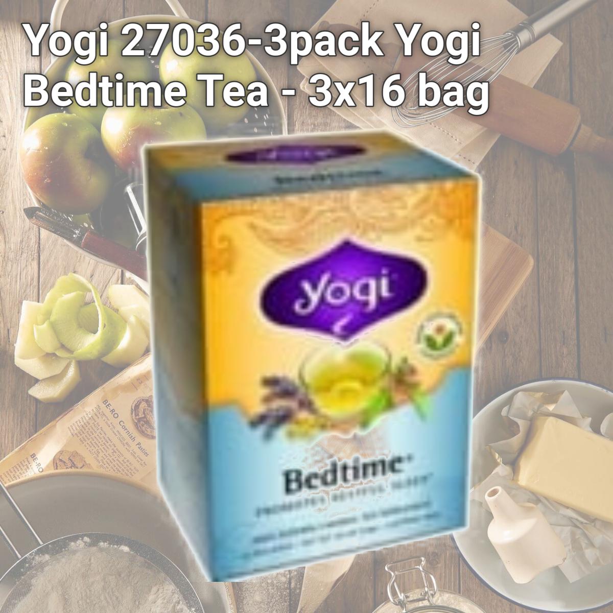Picture of Yogi 27036-3pack Yogi Bedtime Tea - 3x16 bag