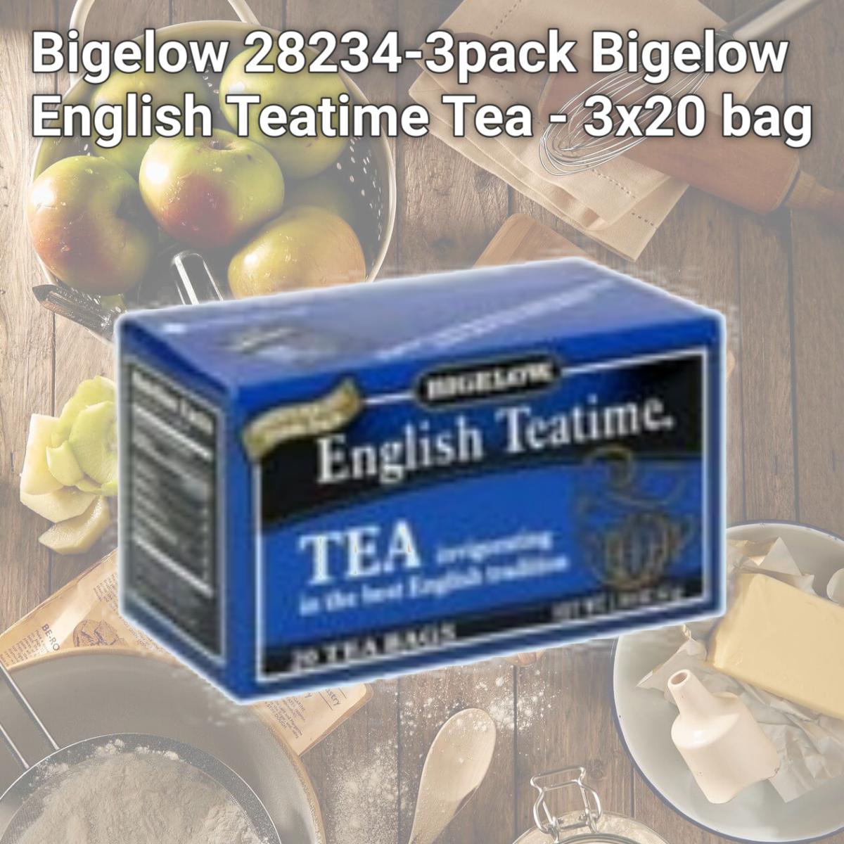 Picture of Bigelow 28234-3pack Bigelow English Teatime Tea - 3x20 bag