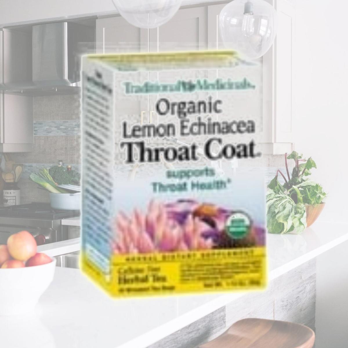 Picture of Traditional Medicinals 28961-3pack Traditional Medicinals Lemon Echinacea Throat Herb Tea - 3x16 bag