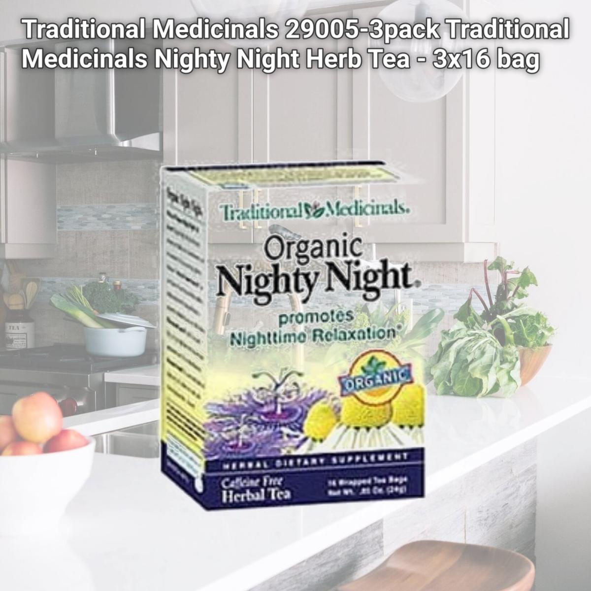 Picture of Traditional Medicinals 29005-3pack Traditional Medicinals Nighty Night Herb Tea - 3x16 bag