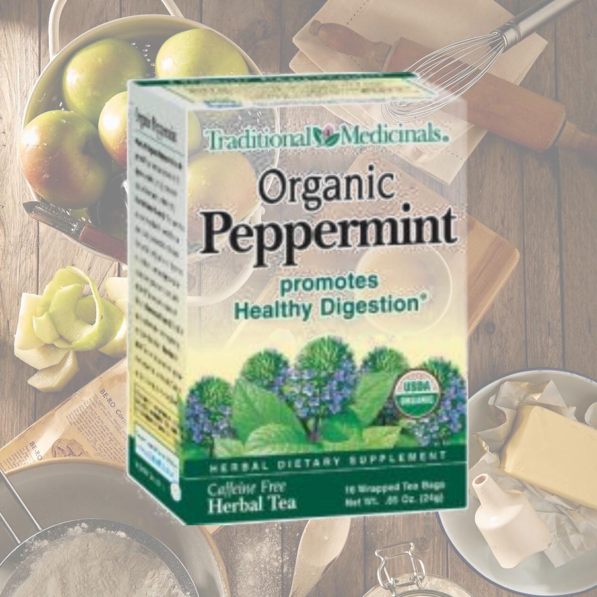 Picture of Traditional Medicinals 29056-3pack Traditional Medicinals Peppermint Tea - 3x16 bag