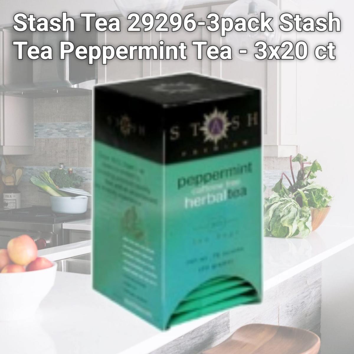 Picture of Stash Tea 29296-3pack Stash Tea Peppermint Tea - 3x20 ct