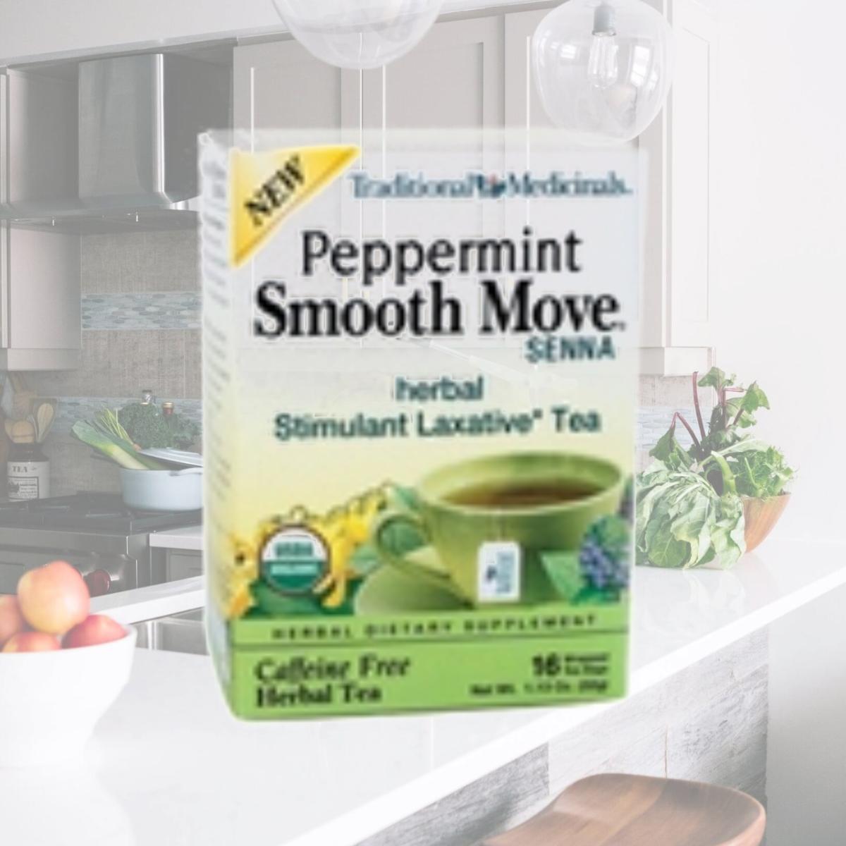 Picture of Traditional Medicinals 84362-3pack Traditional Medicinals Peppermint Smooth Move - 3x16 bag